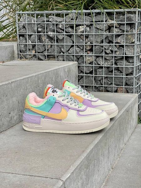 Nike Air Force 1 Shadow Fur Pale Ivory 2497_1070 фото