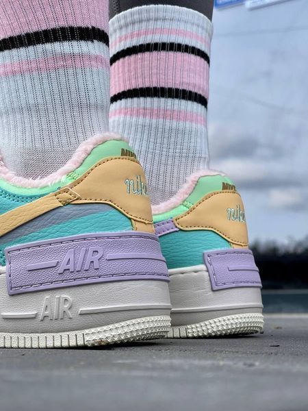 Nike Air Force 1 Shadow Fur Pale Ivory 2497_1070 фото