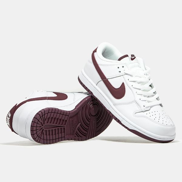 Nike SB Dunk Low White Bordo 2177_672 фото