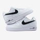 Nike Air Force 1 White Black Logo 2710_1315 фото 2