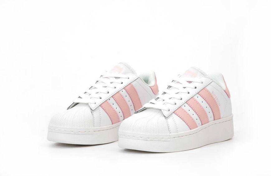Adidas Superstar 2W White Pink Platform  1478 фото