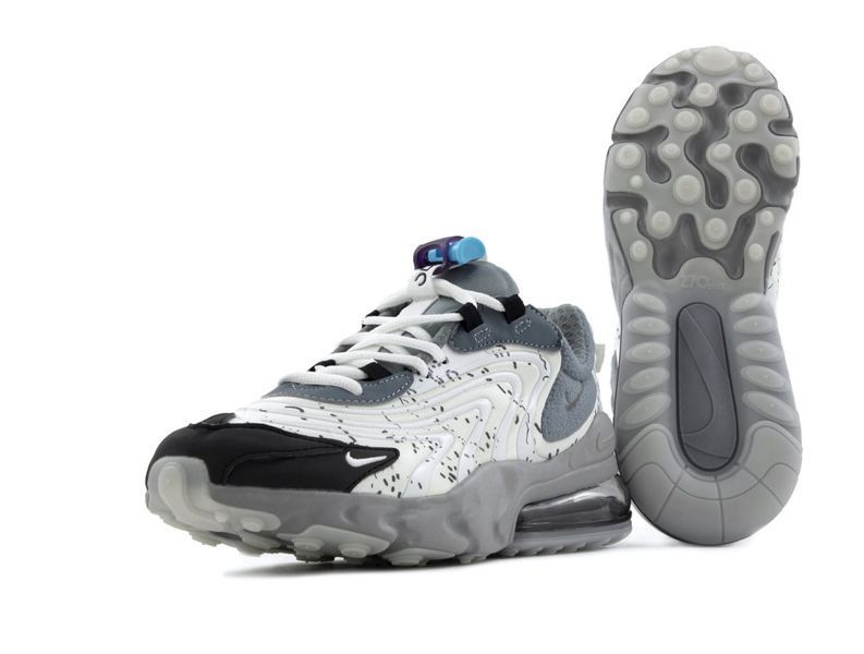 Nike Air Max 270 React x Travis Scott Grey White 2347_888 фото